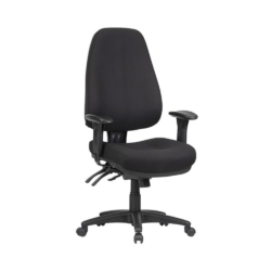 Sleek Seating Statement: Logan High Back Chair, Redefining Contemporary Office Elegance